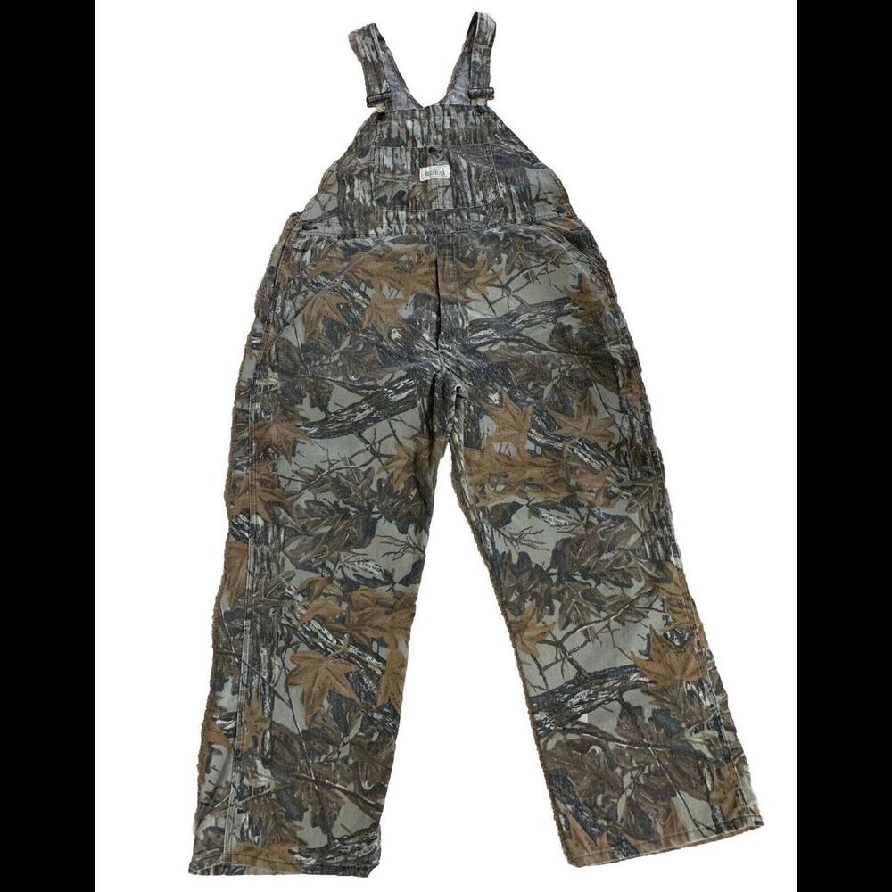 Red Head Realtree Camo Overalls Men's Size 2XL Hem Is 30.5”